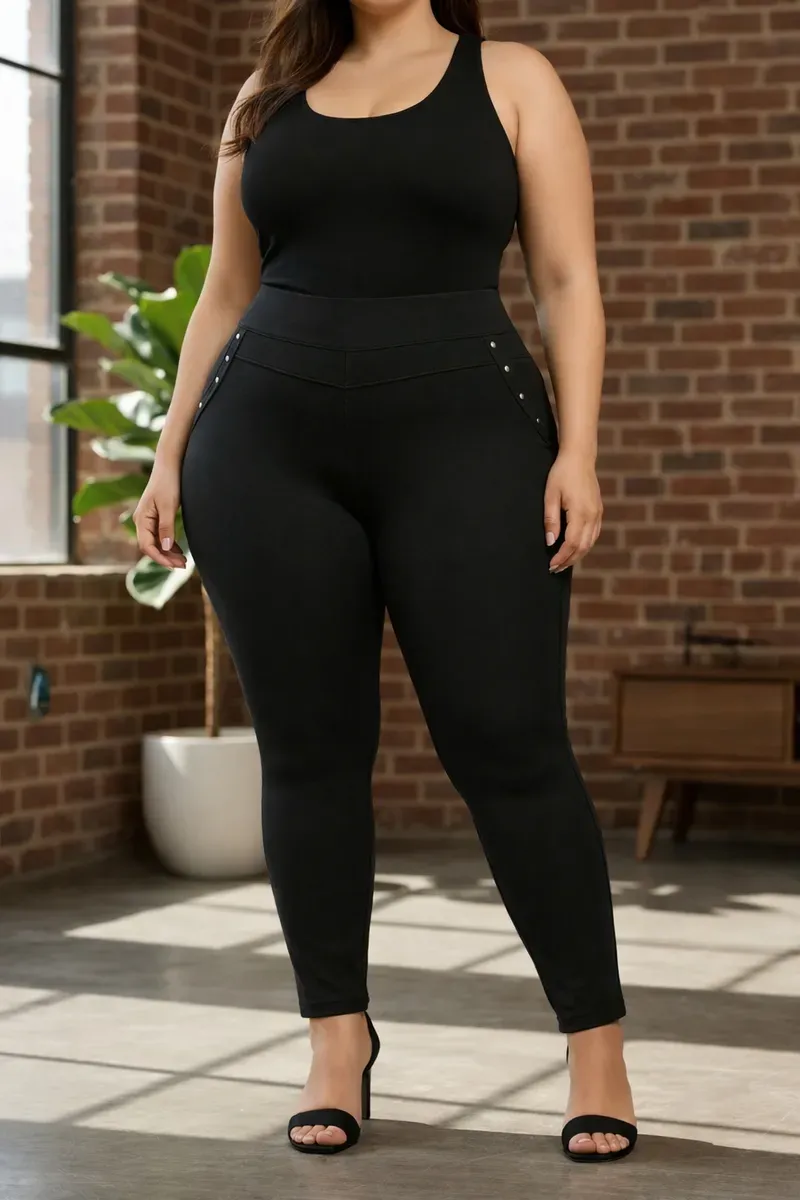 Leggins de Vestir Mariana Mujer Corte Colombiano Push Up Skinny