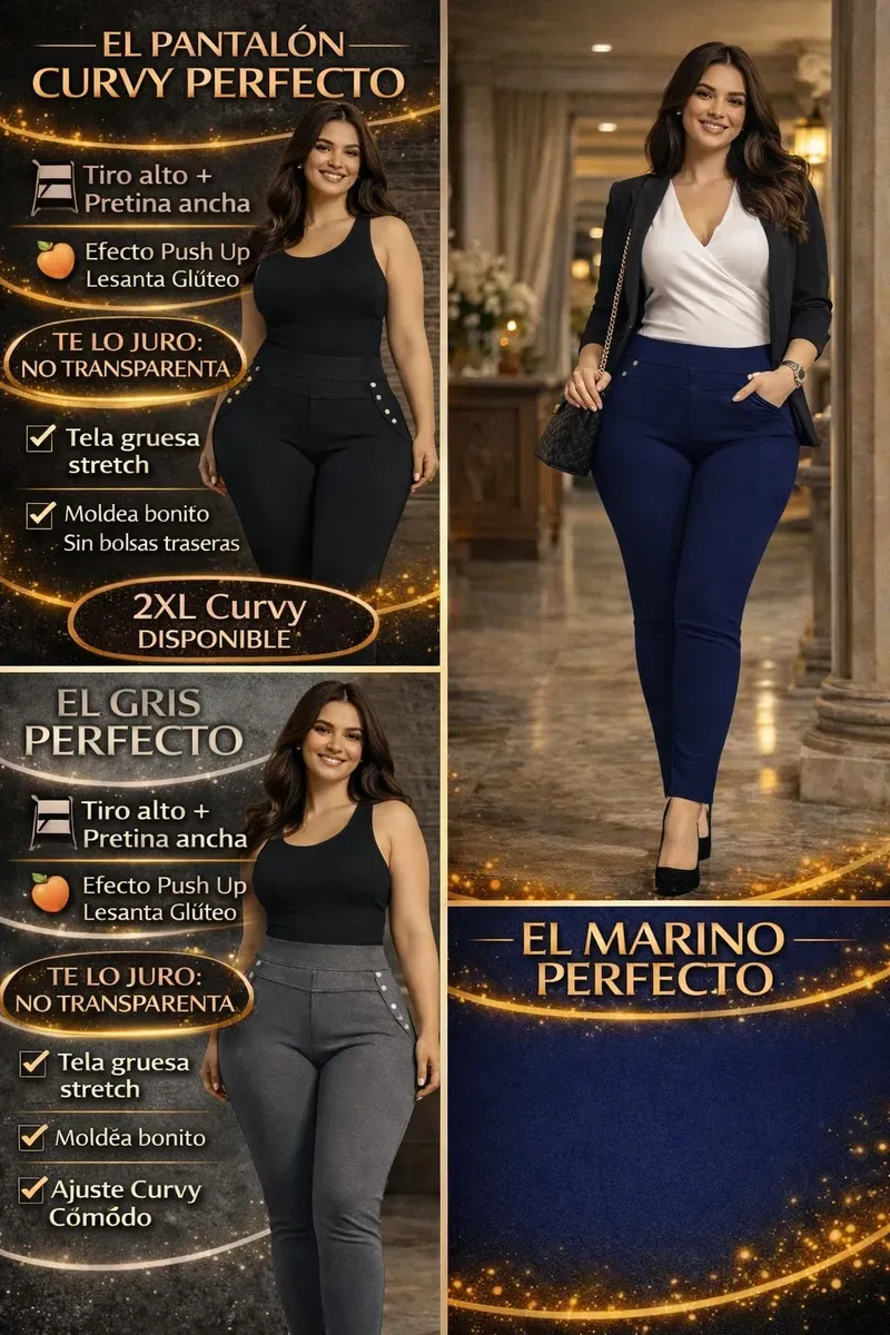 Leggins de Vestir Mariana Mujer Corte Colombiano Push Up Skinny