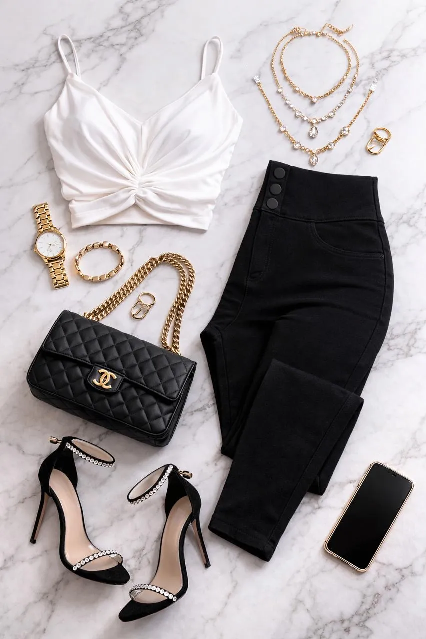 Pantalón Costillero Push Up Modelo Valentina – Negro 