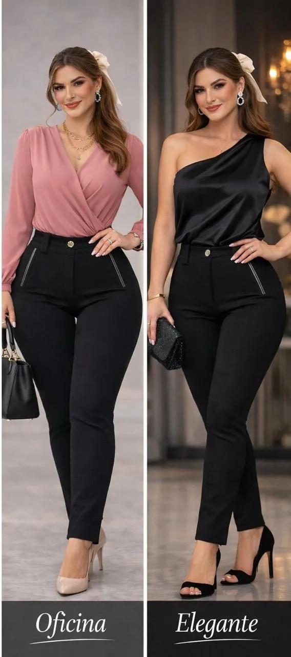 Pantalón Melissa Negro Moldeador Premium